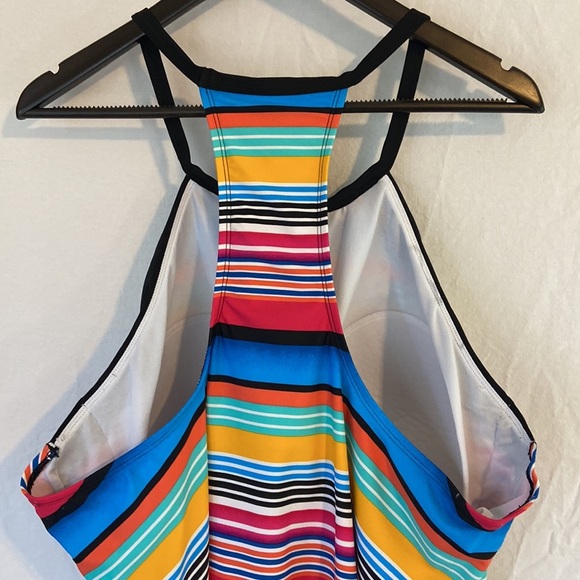 South Point Multi Color Tankini Top Size 22W - Picture 5 of 9